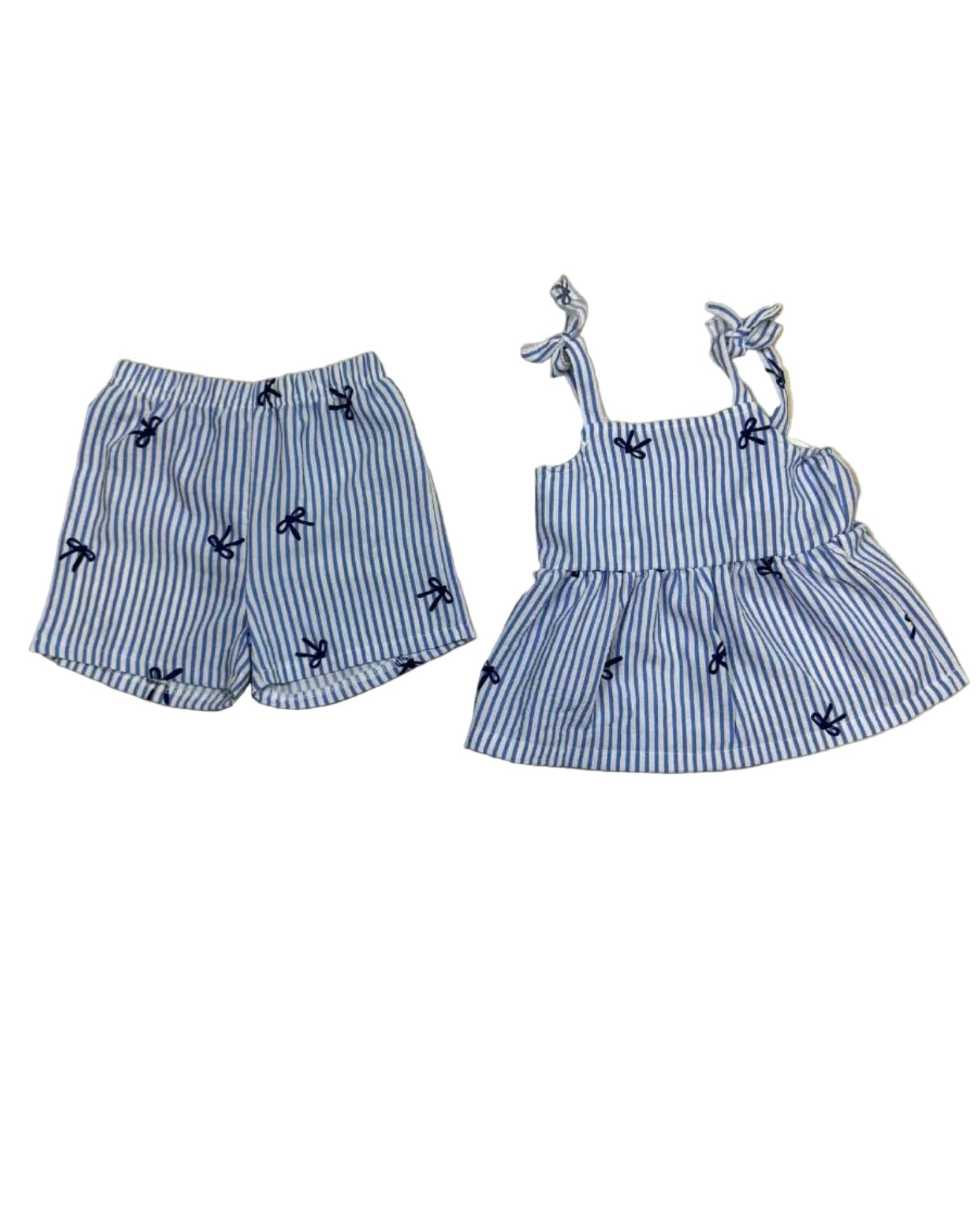 Blue Bow Set