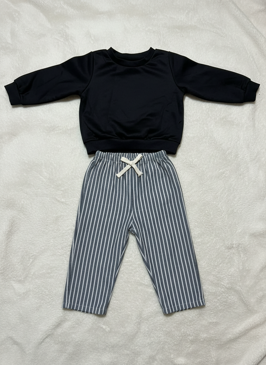 Black Charlie Lounge Set