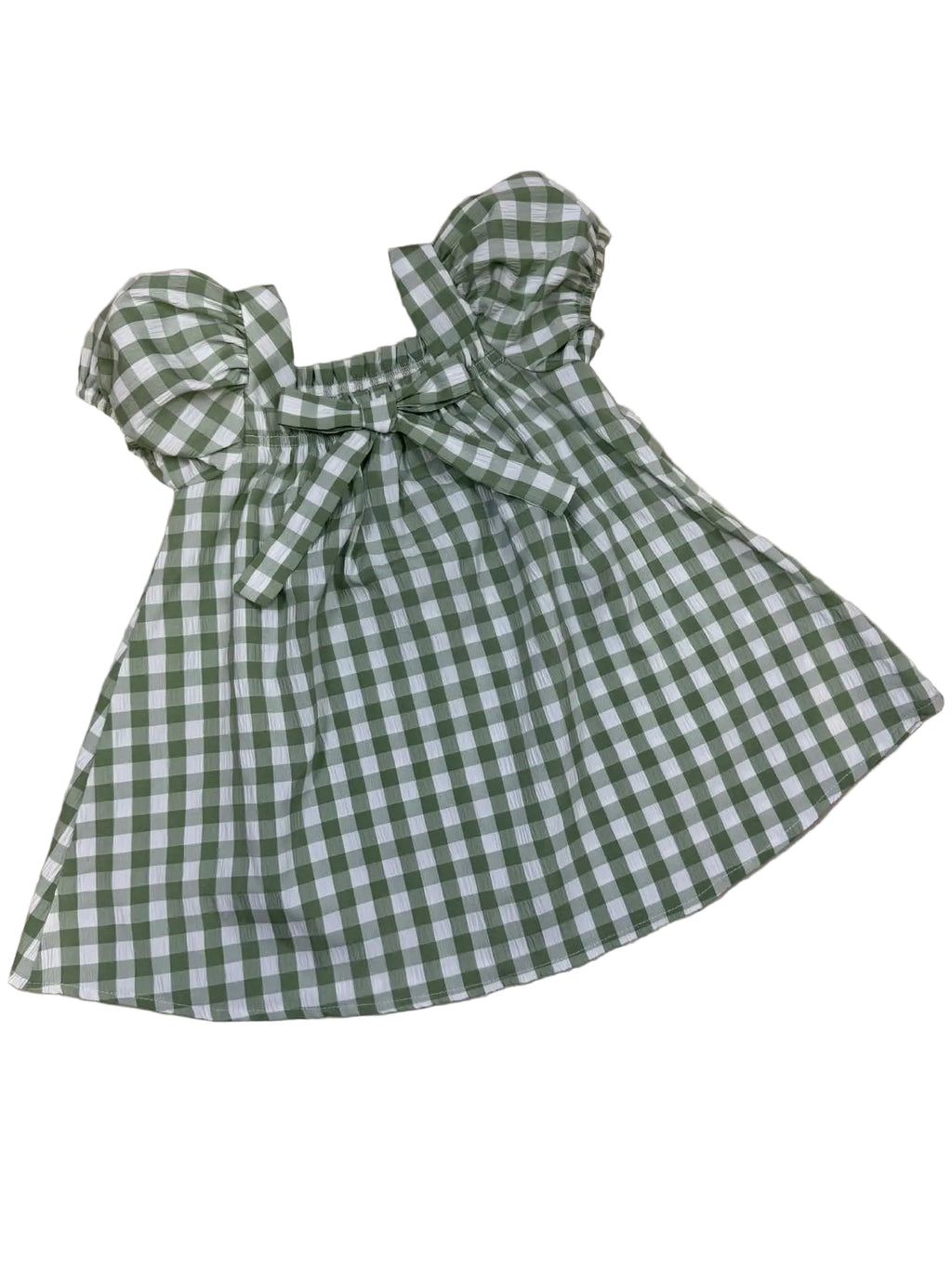 Green Gingham Dress